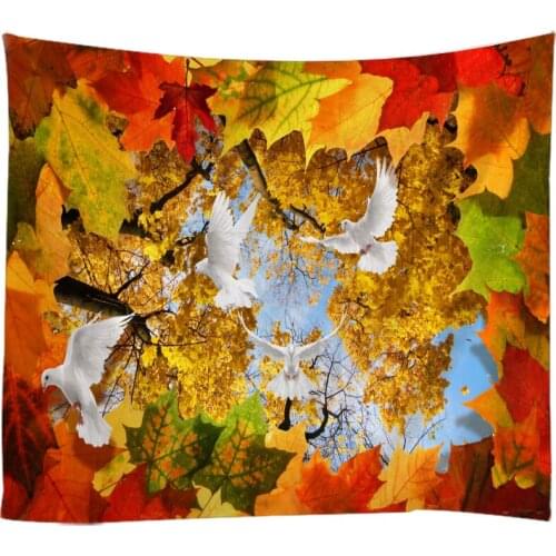 Windows Scenery Tapestry Wall Hanging Cloth Bed Spread Beach Towel Table Cloth Yoga Mat House Decoration Living Room Decoration