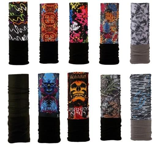New Mens Winter Hip Hop Multifunction Tube Turban Unisex Fleece Warmer Bandanas Headwear Scarf Magic Headband Neck Tube