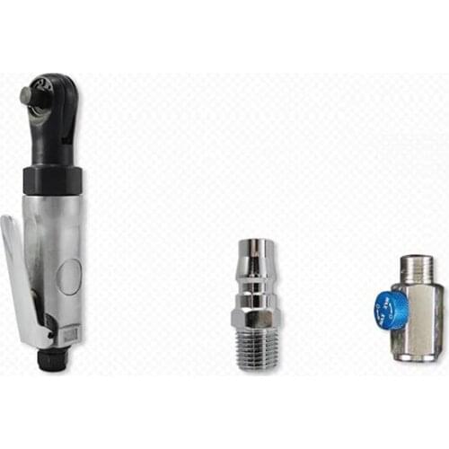 One Piece 1/4,3/8 Mini Pneumatic Torque Wrench ,Straight Handle Ratchet Wrench,Multifunctional Professional Wrench Tools
