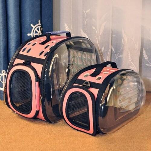 Panoramic Transparent Space Capsule One Shoulder Breathable Portable Cat Cage Cat Bag Going Out Portable Pet Bag Dog Bag
