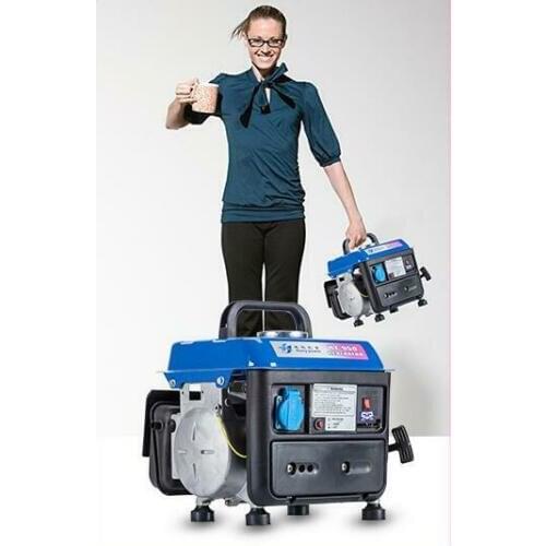 650W Portable silent gasoline generator Camping Inverter Generator Set 220V