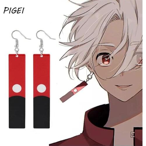 Anime Tokyo Revengers Izana Kurokawa Cosplay Earrings Women Halloween Tokyo Manji Gang Izana Kurokawa Keychain Pendant for Mens