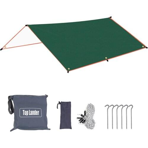 Waterproof Tent Tarp Rain Fly UV Protection Awning Canopy for Camping Backpacking Outdoor Adventure