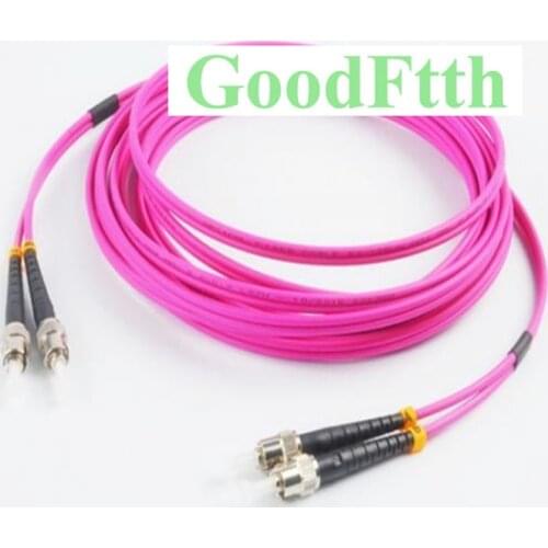Fiber Optic Patch Cord Jumper ST-ST Multimode OM4 Duplex GoodFtth 20-100m