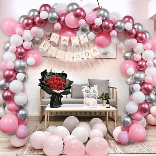 Balloon chain set birthday wedding decoration combination balloon Valentines Day decoration party supplies
