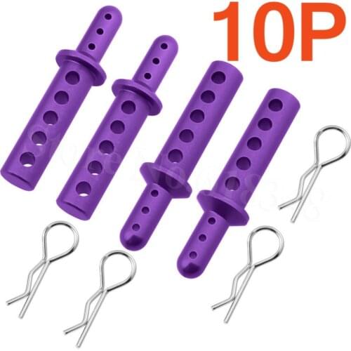 10Sets/Lot HSP 188037 188837 108037 108837 08007 Aluminum Body Post For 1/10 RC Off Road Monster Truck Redcat Exceed Models
