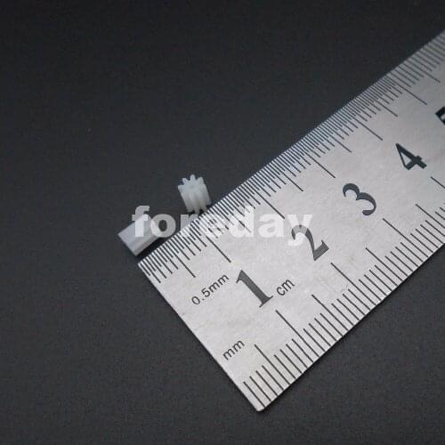 1000PCS X 0.4 Moduls Plastic 8T 8 Teeth 4X5=D:H Aperture: 0.75mm Spur Gear 0.4M Model Accessories Plastic Gears HQ *FD218X1000
