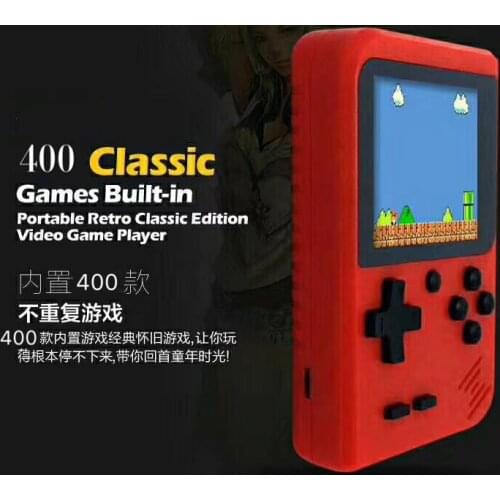 400 One-in-One Game Console Nostalgic Handheld Classic Handheld Game Retro FC Mini NES Game Console kids party favors gifts