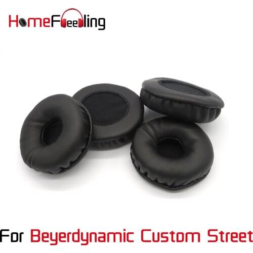 Homefeeling Ear Pads for Beyerdynamic Custom Street Headphones Super Soft Velour Sheepskin Leather Ear Cushions Replacement