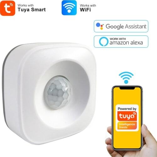 SZMYQ Tuya Wifi Motion Sensor Wireless Smart Home Pir Alarm Sensitive Human Body Movement Detection Smart Life APP Control