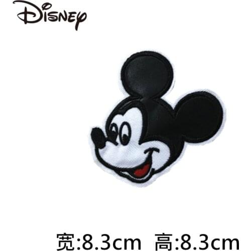 Disney Childrens Clothes Black Cloth Sticker Cloth Patch Cartoon Embroidery Subsidy Hole Repair Cartoon Pattern
