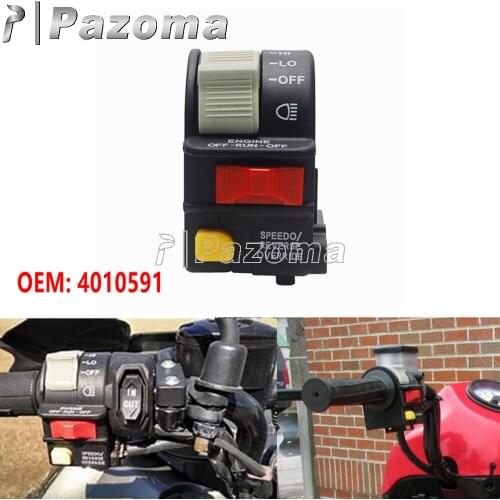 For 2002-2005 Polaris Sportsman Magnum 400 500 600 700 800 Handlebar Controller Switch Light Kill Stop Switch ON OFF Button