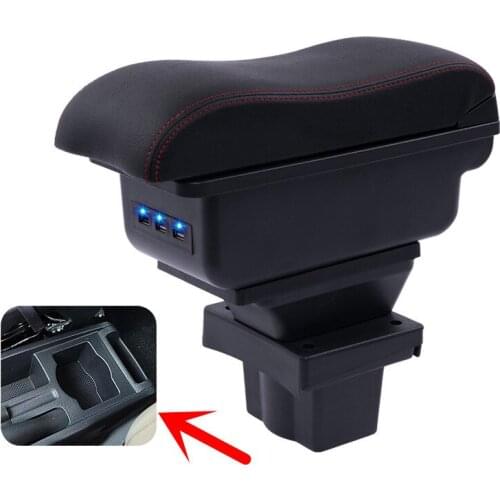 For Skoda Yeti 09-On / Octavia Mk2 2 2005-2012 A5 Centre Console Storage Box Armrest Arm Rest 2009 2010 2011