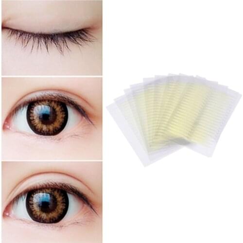 40pcs 3D Invisible Olive Shaped Double-sided Eyelid Sticker Adhesive Tape Makeup