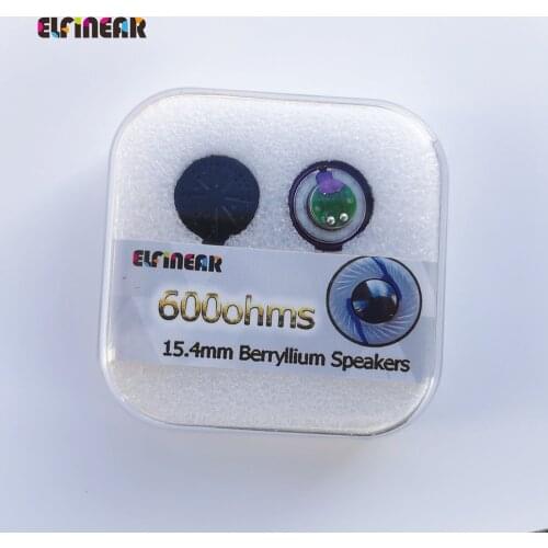 ELFINEAR S600 600ohm 15.4mm Grephene Headphone Speaker Driver Units For Audiophile