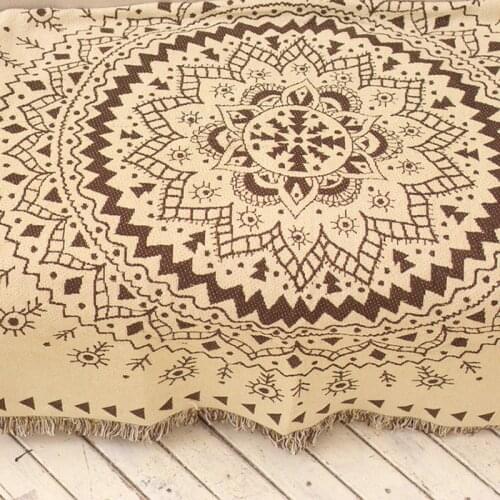 European Simple Sofa Blanket Bed Full-cover Blanket Beige Cotton Sofa Towel Plate Flowers Air Conditioning Leisure Nap Blankets