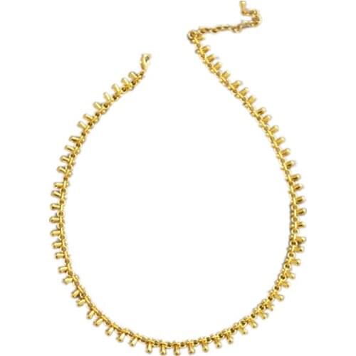 Cold air temperament clavicle chains women in Europe and America small group exquisite water drop necklace chain Choker