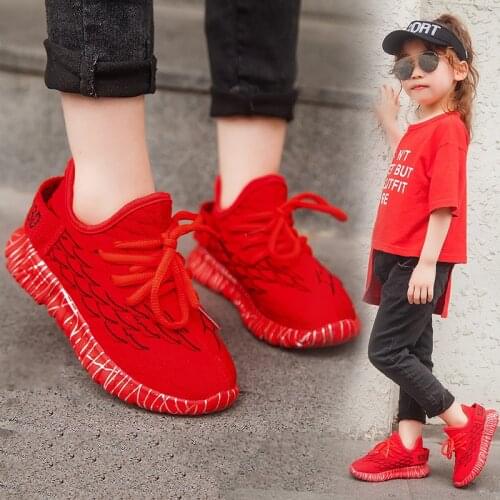 Boys Sneakers 2020 Autumn New Childrens Shoes Soft Bottom Fish Scale Breathable Baby Boy Shoes Casual Kids Shoes For Girl