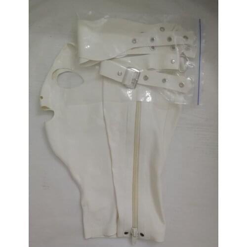 Latex Rubber Mask Hood for Men with Eye Cover&mouth Cover Cosplay Costumes Disfraz De Halloween Para Mujer