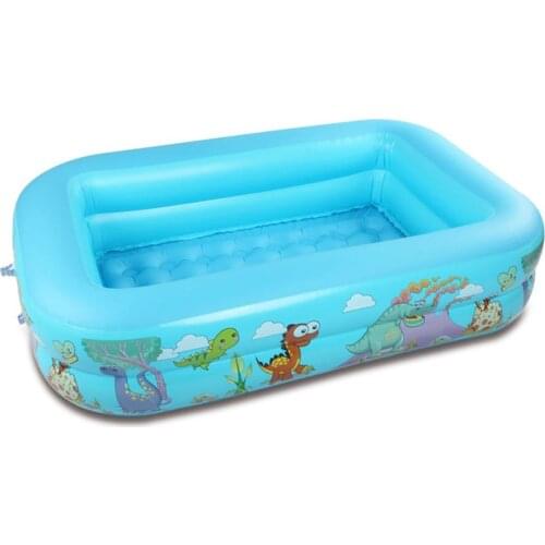 Summer Large Water Game Mat Indoor Swimming Pool Inflatable Paddling Pool for Kids 120X90X36cm In Stock Dropshipping