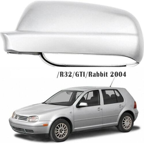 Left Side Rear View Mirror Cover Plastic Silver Weatherproof for Golf Jetta MK4 1999-2005 3B0857537B