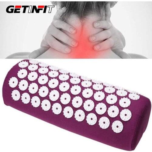 Getinfit Massager Pillow Relieve Stress Pain Acupuncture Spike Protect Neck Health Care Pillow Massage Cushion For Adult