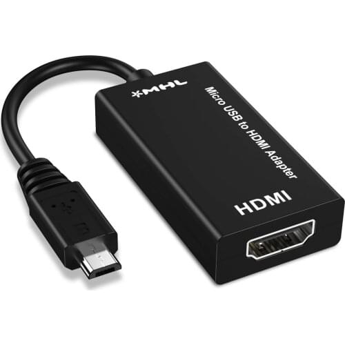 MHL-Adaptador de Cable Micro USB a HDMI, convertidor gráfico de vídeo de 1080P para Samsung Galaxy S5, S4, S3, etc, 5 pines