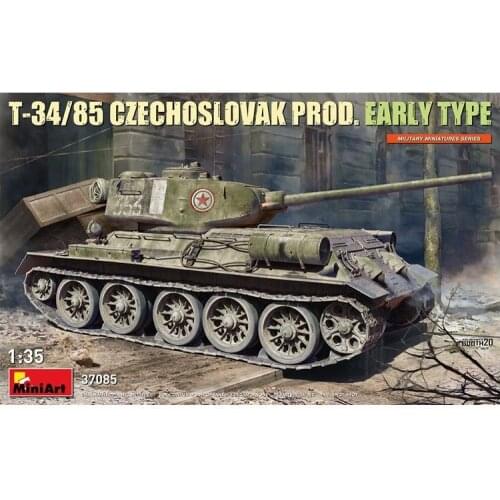MiniArt 37085 1/35 "T-34-85 Czechoslovak Prod. Early Type" - Scale Model Kit