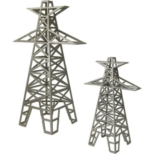 12cm 20cm Sand Disk Model Transmission Teaching Aid Tower Train Scene Model High Voltage Electric Tower XDT