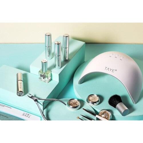 Nail Lamp Kits DIY Brighten Nail Color Nail Art Tool Manicure Decoration Shaping Powder Liquid Brush Tool лампа для сушки ногтей