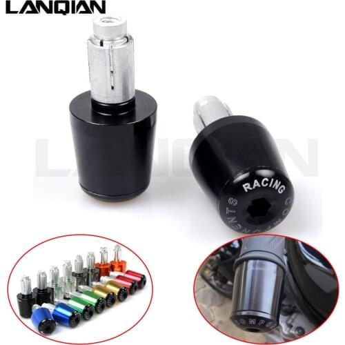 7/8'' 22 mm CNC motorcycle handlebar handle bar grips ends for KAWASAKI ZXR400 GPZ500S/EX500R NINJA 1990-2009 ZR750 ZEPHYR 91-93