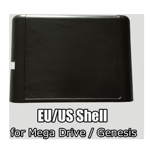 Newest EU/US shell Sega MD case for 16bit Sega Mega Drive Genesis system 2Pcs/Lot