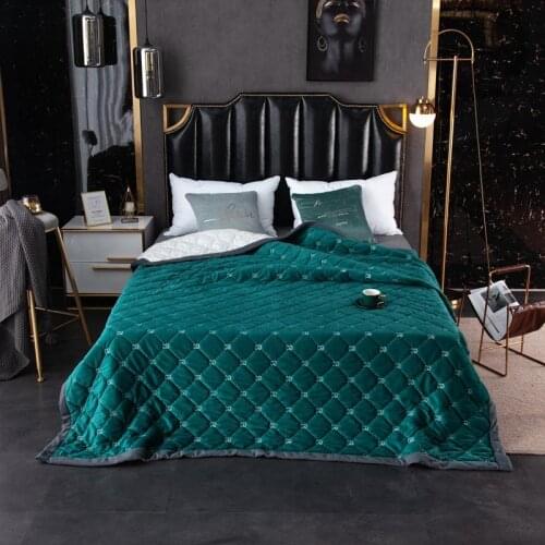 42 New 1pc green Bedspread Summer Quilt Blanket Comforter Bed Cover Quilting Home Textiles Suitable for kids