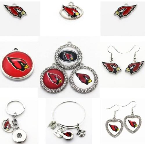 Football Arizona Dangle Charms Mix Style DIY Pendant Bracelet Necklace Earrings Jewelry Making Accessories