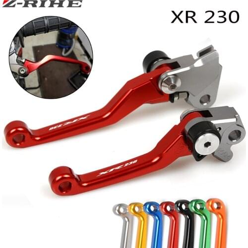 For Honda XR 230 XR230/MOTARD CNC Pivot Brake Clutch Levers Motorcycle XR 230 logo Dirt Bike Lever XR 230 XR230