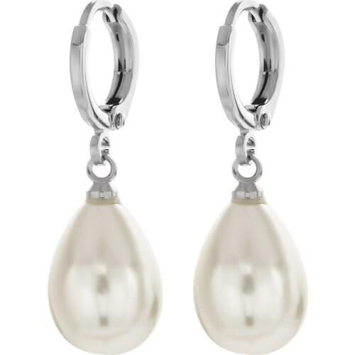 Tsunami water drop pearl earrings women/girls sweet and romantic high quality earrings ER-458