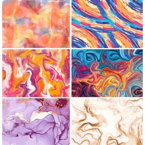 Vinyl Colorful Gradient Color Photography Backgrounds Abstract Marble Painted Photo Backdrops Studio Props 201020HSH-01