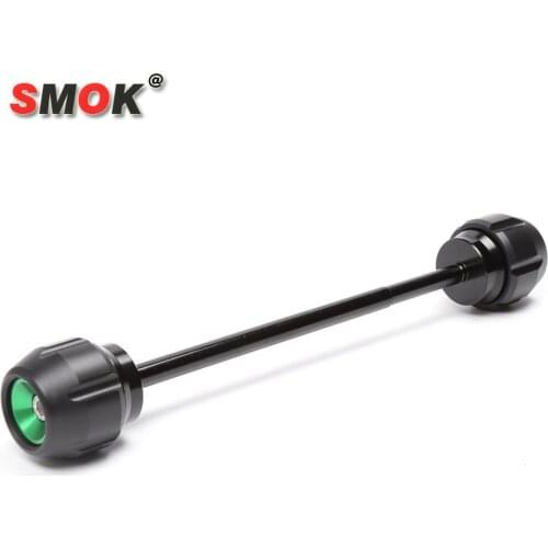 Smok For Kawasaki Z900 2017 Motorcycle Accessories CNC Aluminum Alloy Front Axle Fork Crash Sliders Protector Falling Protection