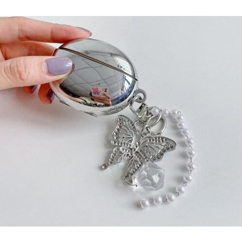 Ins Butterfly Chain Plating Cover for huawei freebuds 4 4i 3 PRO Earphone Case Cartoon Accessories Soft Protect Case freebuds 4i