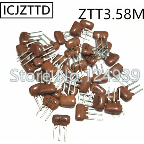 ZTT3.58MG 3.58M ZTT3.58M 3.58MHZ 3.58 Ceramic 3P DIP-3 ZTT3.58 3.580MHZ ZTT2.5MG ZTT2.5MT ZTT2.5M 2.5MHZ 2.500MHZ 2.500