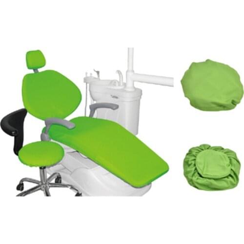 1 Set Dental PU Leather Unit Dental Chair Seat Cover Dentist Equipment Chair Cover Elastic Waterproof Protective Case Protector