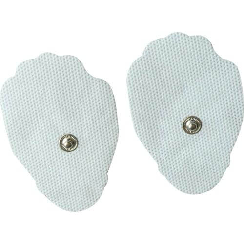 10Pairs/Pack Non-woven button electrode pads self-adhesive For TENS Machine Size 4.5*7.3cm EMS Body Relax Sticker Pads