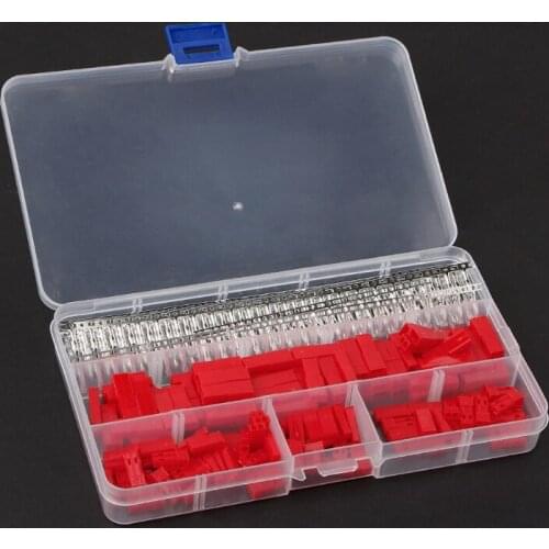 420Pcs/Set JST Connector Plug 2Pin Female, Male and Crimps RC Battery Connector