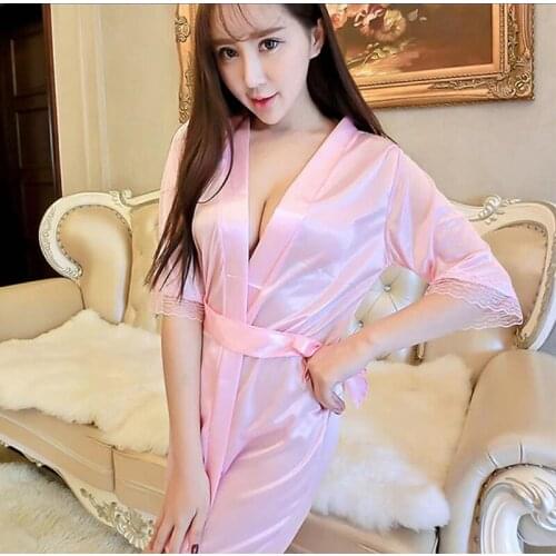 Women Sexy Lingerie Set Lace Push-Up Bra Bandage G-String Solid Color Erotic Lingerie Babydoll Lattice-Front Suspender Teddy Set