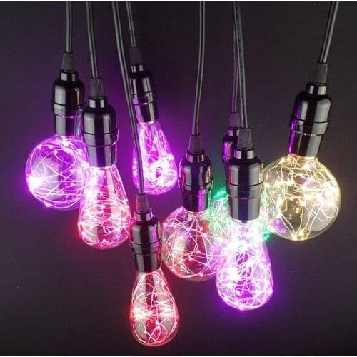 Edison Bulb LED Gypsophila Bulb E27/220v Screw Bar KTV Window Colorful 1W Bulb Decorative Light LED Bulb