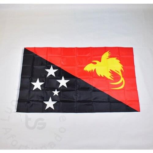 Papua New Guinea 90*150cm Flag Banner National flag for meet,Parade,party.Hanging,decoration