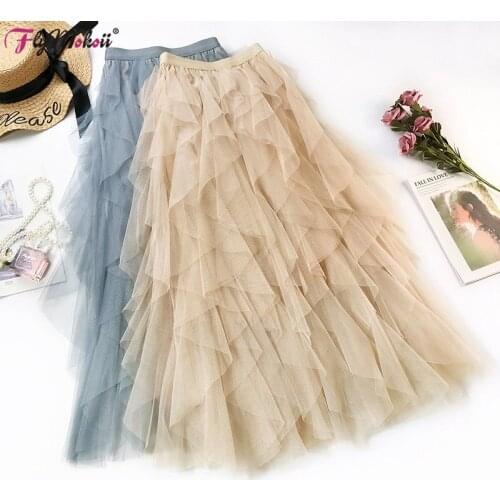 Женские юбки макси Flymokoii China At AliExpress