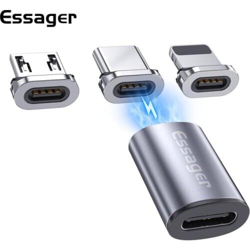 Essager Micro USB Type C Magnetic Adapter USBC Female To Microusb Male Converter Magnet USB-C Type-C Connector For IPhone Xiaomi