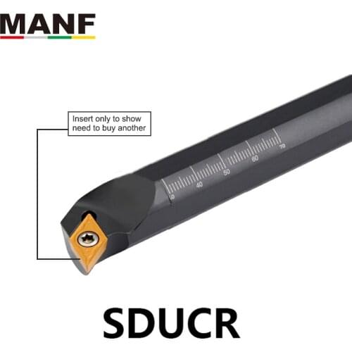 MANF Turning Toolholder S32T-SDUCR11 CNC Turning Screw Lathe Cutter Bar Hole Processing Clamped Internal Turning Chisel