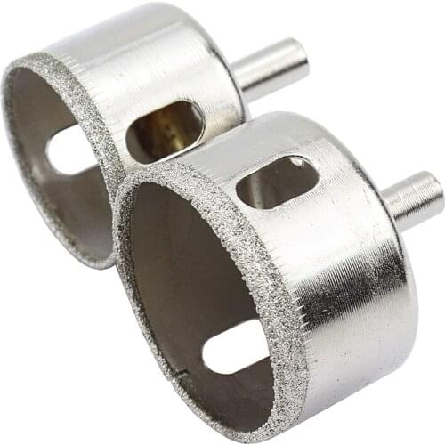 Glass Hole Opener 6-50mm Diamond Coated Drill Bits Power Tool Drill Bits Hole Opener Glass/Marble/Ceramic Hole Saw Drill Bit Set